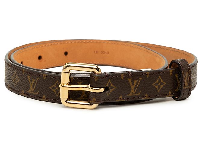 Cinto Louis Vuitton Brown Monogram Ellipse
