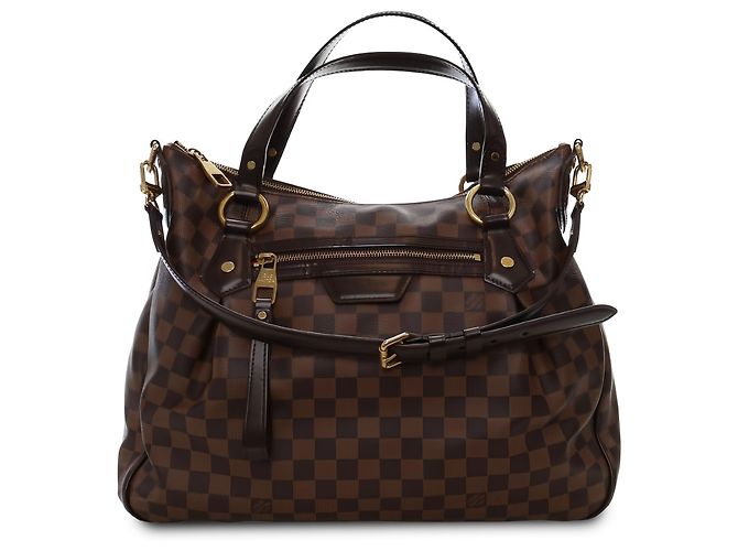 Louis Vuitton Brown Damier Ebene Evora MM