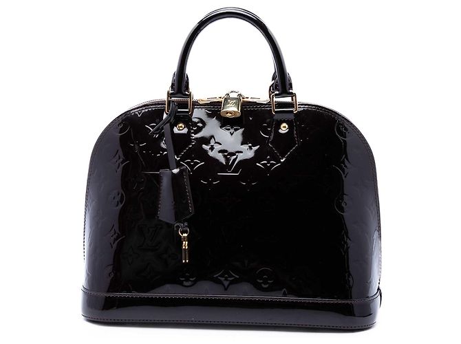 Louis Vuitton Purple Monogram Vernis Alma PM