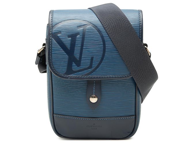 Louis Vuitton Blue Epi Downtown Messenger BB