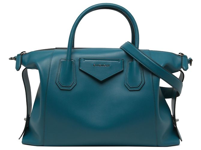 Borsa Antigona Soft Givenchy Blue Medium in pelle di vitello