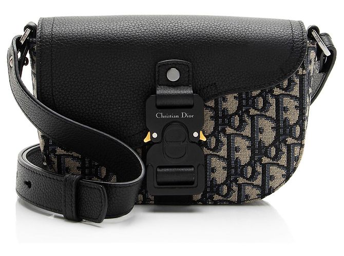 Dior Oblique Saddle Flap Mini Messenger
