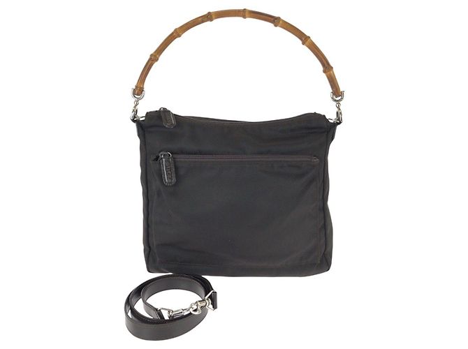 Bolsa 2way Gucci Bamboo Nylon
