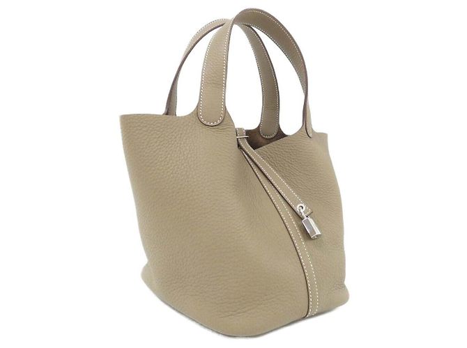 Hermès Bolsa Hermes Picotin Lock MM Clemence