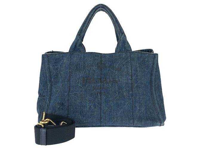 Borsa 2way Prada Canapa Denim