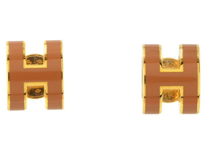 Hermès Orecchini Hermes Mini Pop H in New Gold