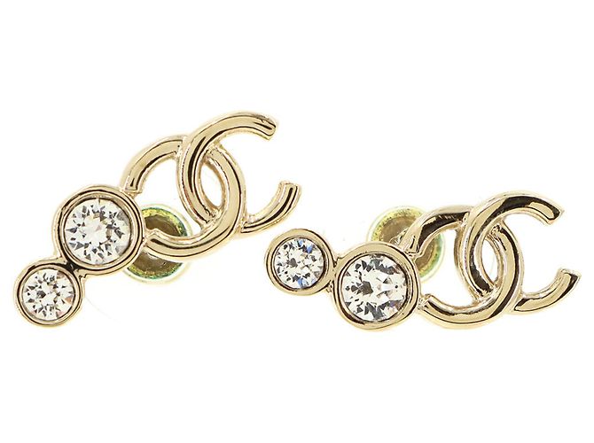 Pendientes Chanel Coco Mark Rhinestone