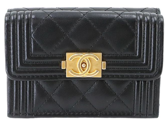 Chanel Boy Small Flap Wallet