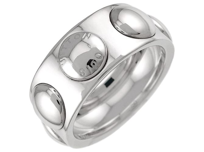 Louis Vuitton Ring aus 18K Weißgold, Größe 11.5