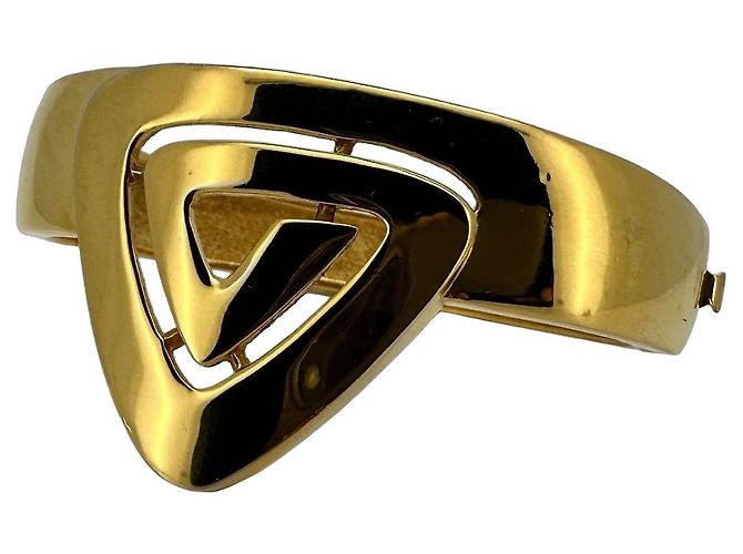 Givenchy – Bracciale cuff modernista geometrico – 1976