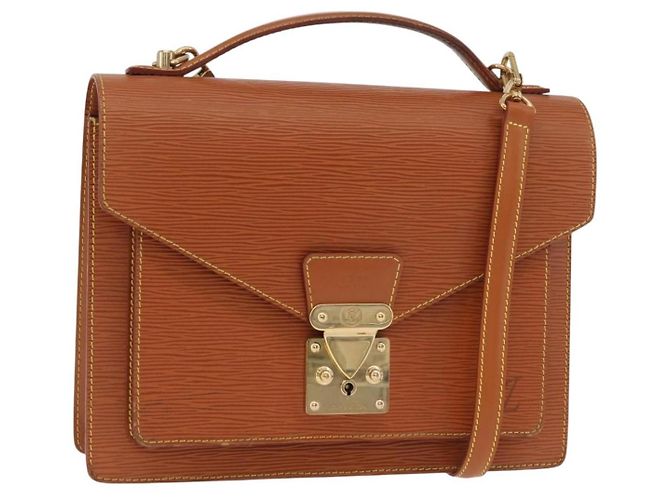 Louis Vuitton Epi Monceau 28 Borsa a mano Oro