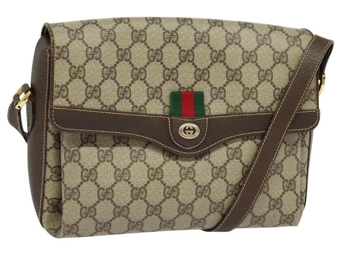 Borsa Gucci GG Supreme Web Sherry Line Beige