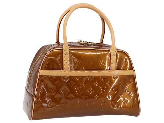 Louis Vuitton Monogram Vernis Tompkins Square Bag Bronze