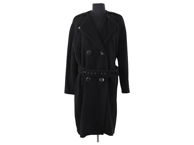 Kenzo Black Wool Coat