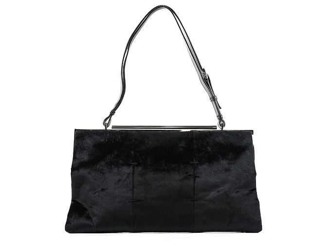 Gucci Borsa a spalla e pochette 2000 in velluto nero