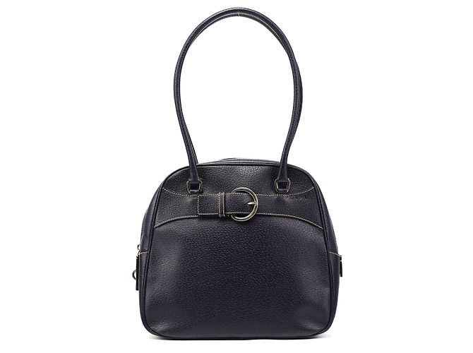 Prada Sac Bowling en cuir violet Printemps 2000
