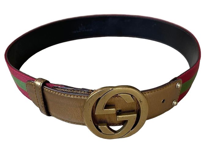 Gucci GG Marmont Web Belt