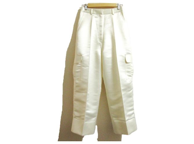 Autre Marque Gia Studios Satin Cargo Pants