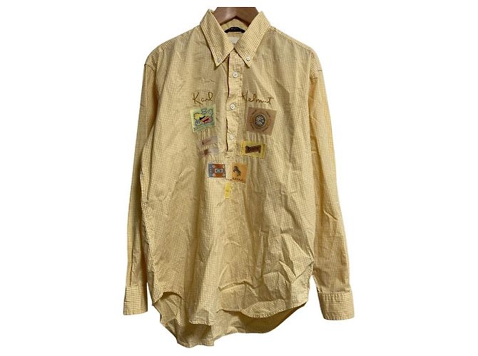 Autre Marque Camicia Karl Helmut Gingham Patchwork