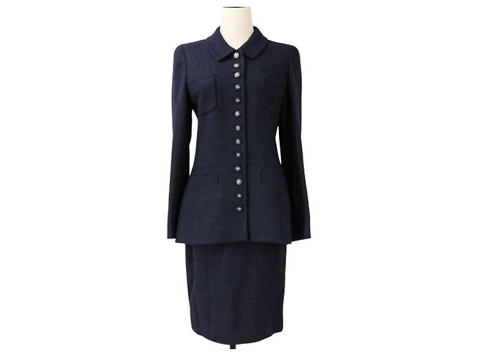 Chanel Wool Blend Tweed Set