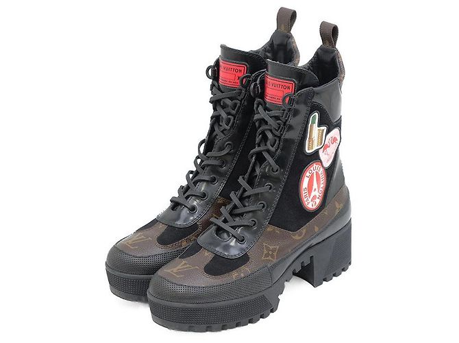 Botas de plataforma Louis Vuitton Laureate Monogram