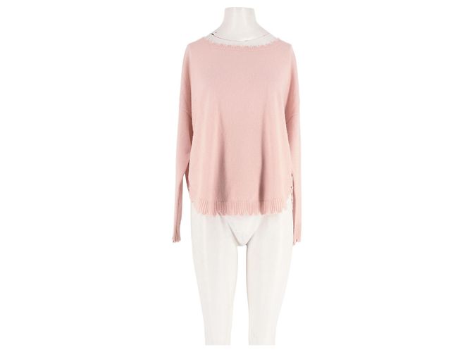 Autre Marque Jersey de cachemira rosa