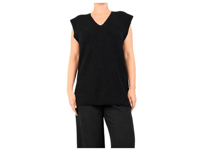 The row Lleyton Strickweste schwarz - size L