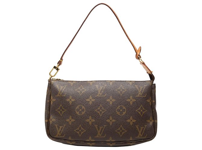 Louis Vuitton Brown Monogram Pochette Accessoires