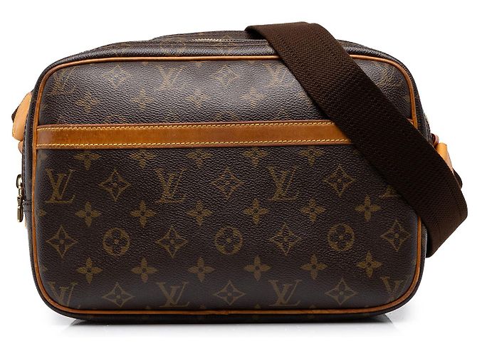 Louis Vuitton Brown Monogram Reporter PM