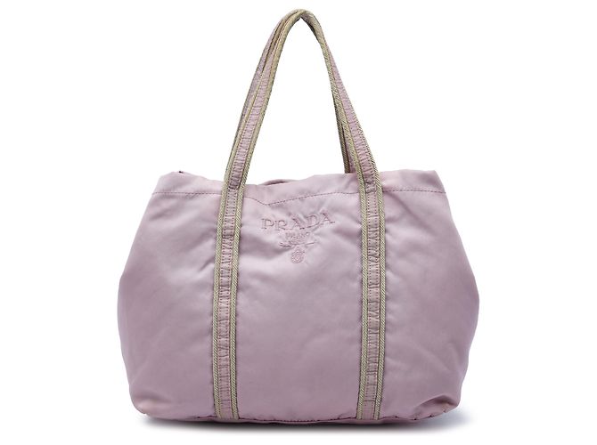 Tote Sacola Prada em Tessuto Roxa