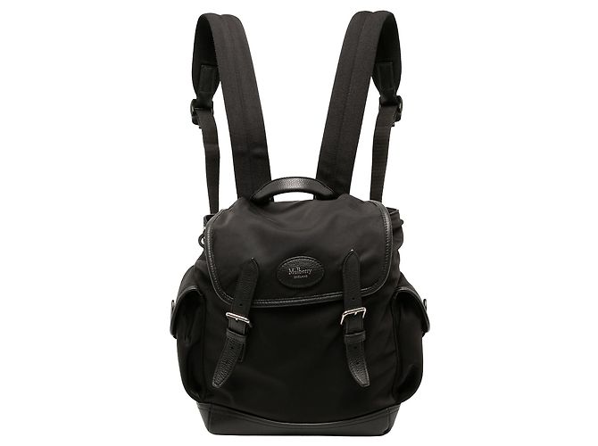 Mulberry Black Mini Nylon Heritage Backpack