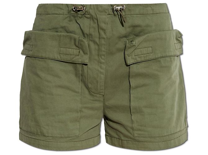 Pantalones Cortos Diesel S-ENESIS Verdes de Algodón