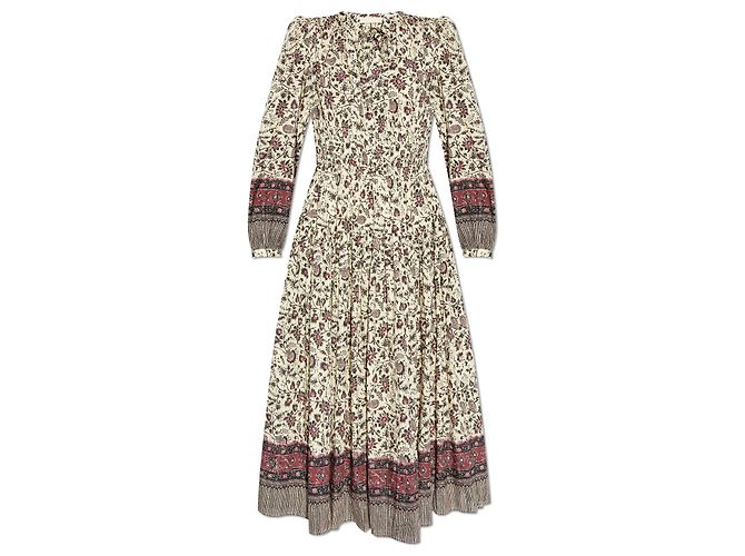 Abito midi Mona floreale in cotone Ulla Johnson
