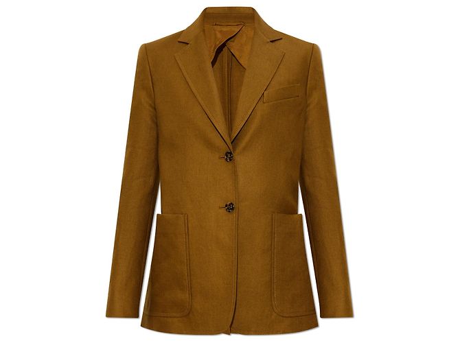 Max Mara Gug brown linen blazer