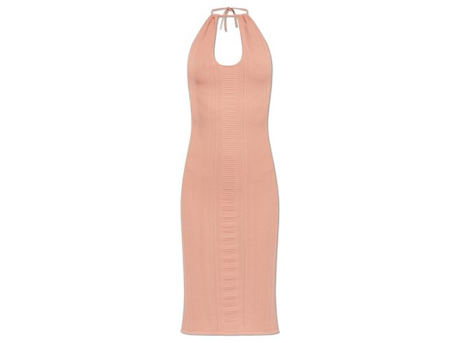 Vestido midi com costas nuas rosa Dsquared2