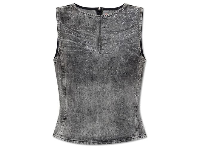 Diesel Top DE-PINAR-S Grau Baumwolle