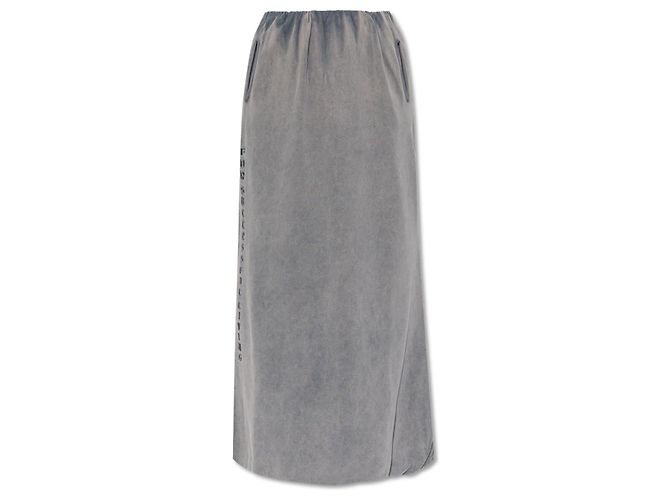 Falda larga Diesel O-REIRA gris de algodón