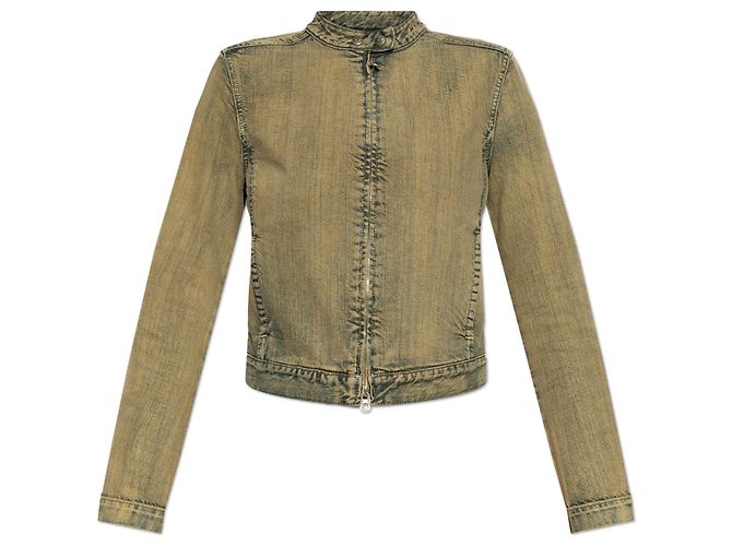 Giacca Diesel DE-MORNIN in cotone marrone beige