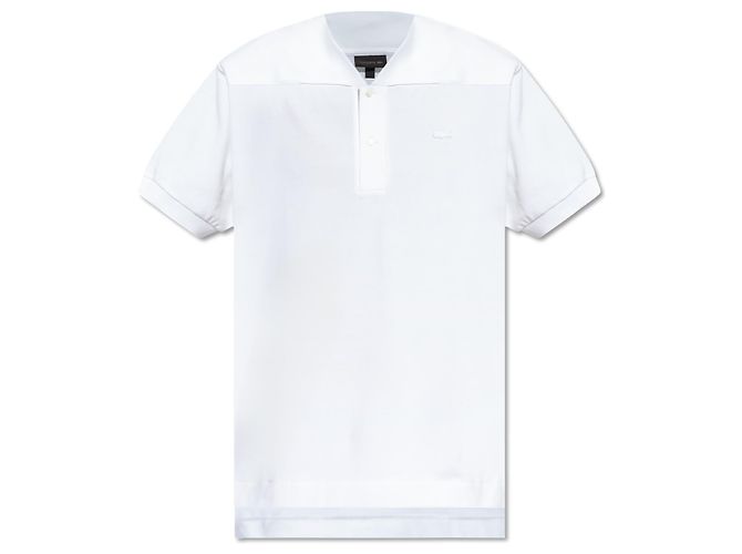 Polo Lacoste Blanco de Algodón