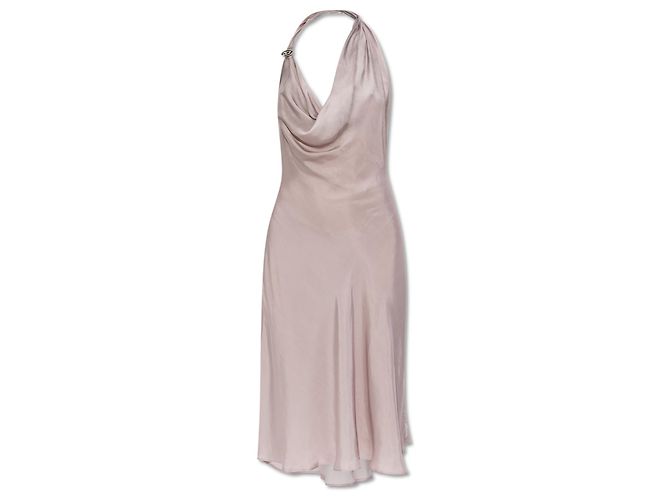 Diesel D-ESTINY Kleid hellrosa Midi Halterneck