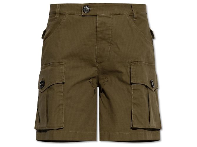 Calções Logo Dsquared2 Verdes Algodão