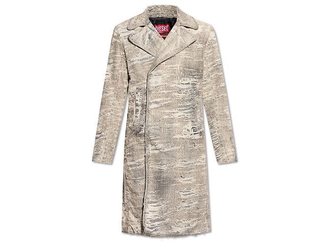 Diesel D-ISCO-FSG Cotton Coat Grey