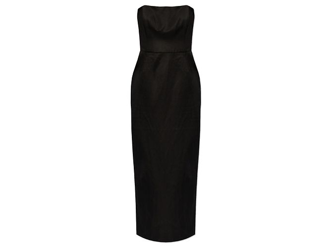 Autre Marque POSSE Romeo Kleid Schwarz Lang