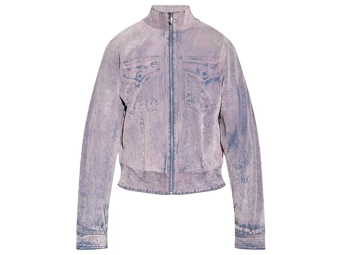 Sudadera Diesel F-SLITLY Rosa de Algodón
