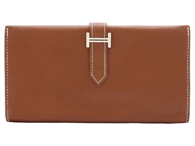 Béarn Hermès HERMES Bearn Classic Bi-fold Long Wallet