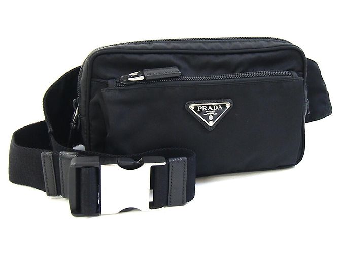 Borsa a tracolla Prada Re-Nylon con cintura