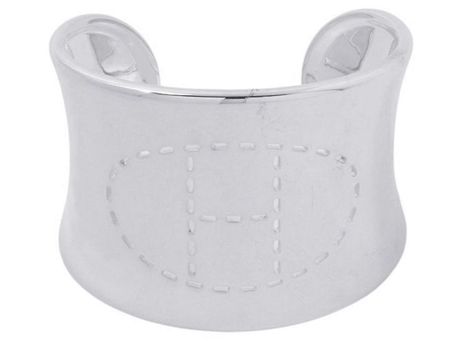 Hermès Hermes Sterling Silver Bangle