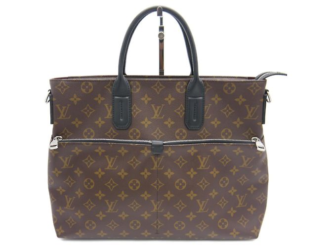 Bolsa de Ombro Louis Vuitton Monogram Macassar