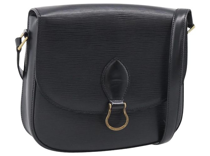 Saint-Cloud Louis Vuitton Epi Saint Cloud GM Shoulder Bag Black Noir