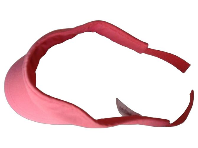 Autre Marque Visera de algodón rosa